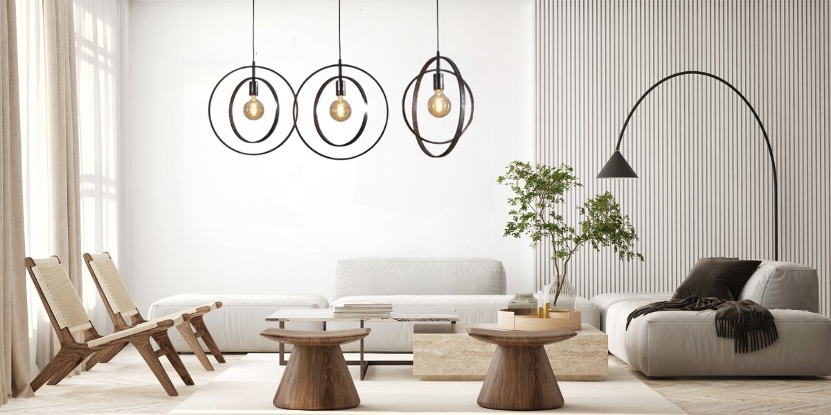 Lampes géométriques au design minimaliste