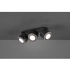 Plafonnier Trio Taurus LED Noir, 6 lumières