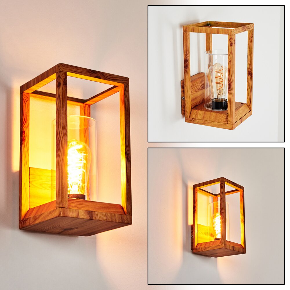 lanternes extérieures vintage en bois, métal et verre