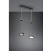 Suspension Trio-Leuchten Franklin LED Anthracite, 2 lumières