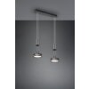 Suspension Trio-Leuchten Franklin LED Anthracite, 2 lumières