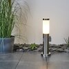 Borne lumineuse Sessa Nickel mat, 1 lumière, Détecteur de mouvement