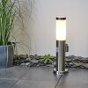 Borne lumineuse Sessa Nickel mat, 1 lumière, Détecteur de mouvement