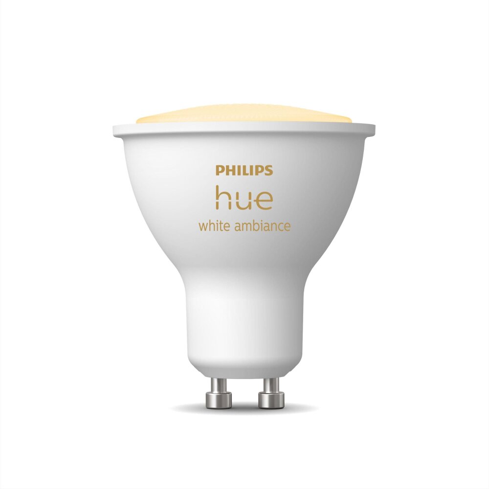 LED GU10 4,3 Watt 2000 - 6500 Kelvin 250 Lumen Philips Hue White