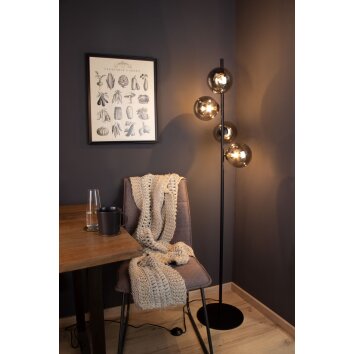 Lampadaire Luce Design NEPTUN Noir, 4 lumières