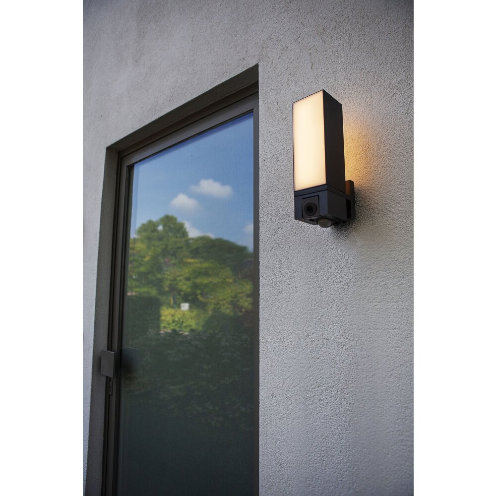 Eclairage extérieur Lampadaire extérieur avec détecteur de mouvement  Lampadaire de jardin extérieur détecteur de mouvement, CCT