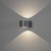 Applique murale d'extérieur Konstsmide Gela LED Anthracite, 2 lumières