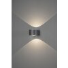 Applique murale d'extérieur Konstsmide Gela LED Anthracite, 2 lumières