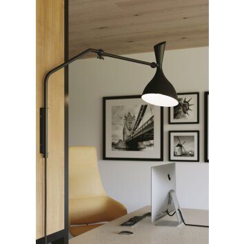 Applique murale Luce-Design MORGAN Noir, 1 lumière