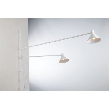 Applique murale Luce-Design DUETTO Blanc, 1 lumière