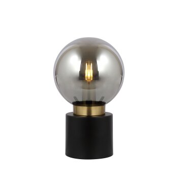 Lampe de table Globo MARKA Laiton, Noir, 1 lumière