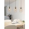 Suspension Eglo BAJAZZARA Noir, 3 lumières