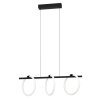 Suspension Eglo CARANACOA LED Noir, 3 lumières