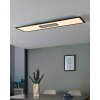 Plafonnier Eglo BORDONARA LED Noir, Blanc, 1 lumière, Télécommandes