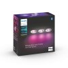 Spot encastrable Philips Hue Xamento LED Chrome, 3 lumières