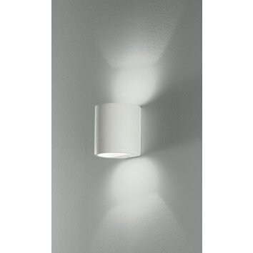 Applique murale Luce Design Shine peut être peint avec de la peinture ordinaire, Blanc, 1 lumière