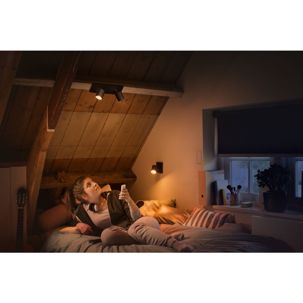 Plafonnier Philips Hue Runner LED Noir 8719514338364