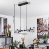 Suspension  Alvarim LED Noir, 1 lumière