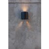 Applique murale d'extérieur Lutec Beams LED Noir, 1 lumière