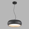 Suspension SCHÖNER WOHNEN-Kollektion Wood LED Couleur bois, Noir, 1 lumière