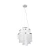 Suspension Reality POMP LED Chrome, 1 lumière, Télécommandes