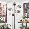 Koyoto Lampadaire Chrome, 5 lumières