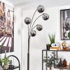 Koyoto Lampadaire Chrome, 5 lumières