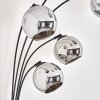 Koyoto Lampadaire Chrome, 5 lumières