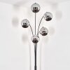 Koyoto Lampadaire Chrome, 5 lumières