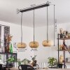 Bauro Suspension Noir, 3 lumières