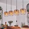 Lauden Suspension Ambre, Clair, 4 lumières