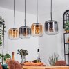 Lauden Suspension Ambre, Clair, Fumé, 4 lumières