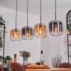 Lauden Suspension Ambre, Clair, Fumé, 4 lumières