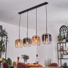 Lauden Suspension Ambre, Clair, Fumé, 4 lumières