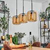 Lauden Suspension Ambre, 3 lumières