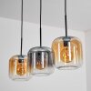 Lauden Suspension Ambre, Clair, Fumé, 3 lumières