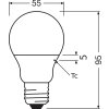 Luminaires Osram E27 LED 4.9 Watt blanc neutre 470 Lumen