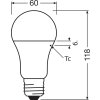 Luminaires Osram E27 LED 10 Watt blanc lumière du jour 1055 Lumen