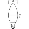 Luminaires Osram E14 LED 7.5 Watt blanc chaud 806 Lumen