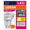 Luminaires Osram GU10 LED 4.3 Watt blanc chaud 350 Lumen