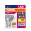 Luminaires Osram GU10 LED 6.9 Watt blanc chaud 620 Lumen