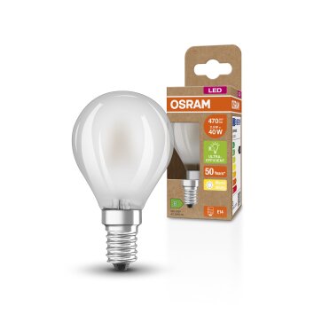 Luminaires Osram E14 LED 2.5 Watt blanc chaud 470 Lumen