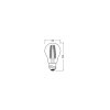 Luminaires Osram E27 LED 2.2 Watt blanc neutre 470 Lumen