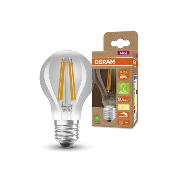 Luminaires Osram E27 LED 4.3 Watt blanc chaud dimmable 806 Lumen