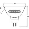 Luminaires Osram LED 5.6 Watt blanc chaud 550 Lumen