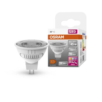 Luminaires Osram LED 5.6 Watt blanc chaud 550 Lumen