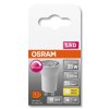 Luminaires Osram GU10 LED 3 Watt blanc chaud dimmable 230 Lumen