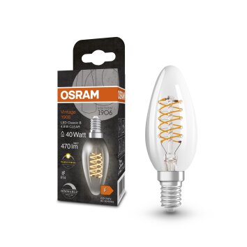 Luminaires Osram E14 LED 4.8 Watt blanc chaud dimmable 470 Lumen