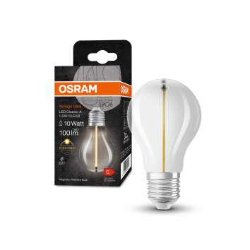 Luminaires Osram E27 LED 1.8 Watt blanc chaud 100 Lumen