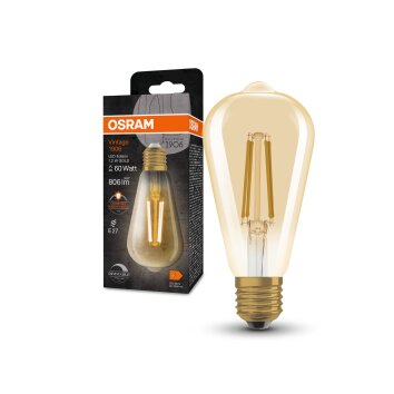 Luminaires Osram E27 LED 7.2 Watt blanc chaud dimmable 806 Lumen